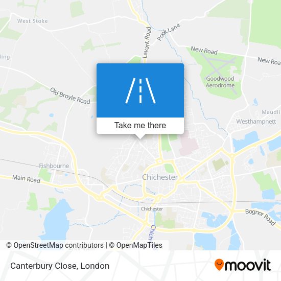 Canterbury Close map