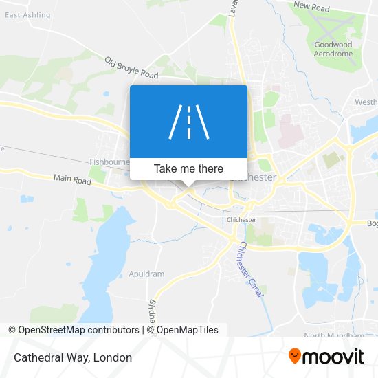 Cathedral Way map
