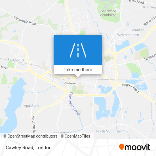 Cawley Road map