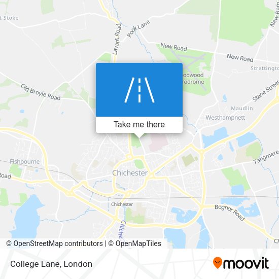 College Lane map