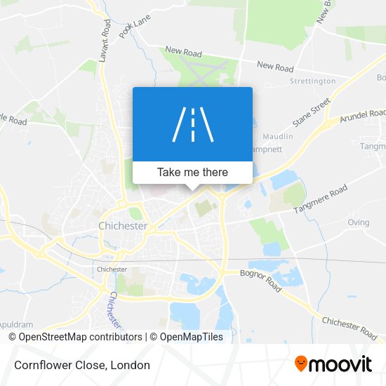 Cornflower Close map