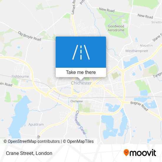 Crane Street map