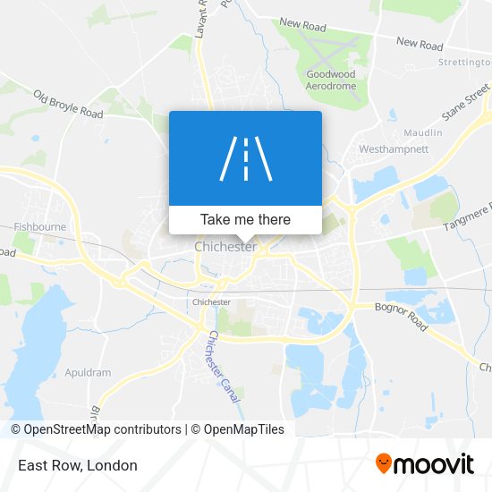 East Row map