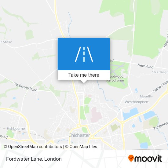 Fordwater Lane map