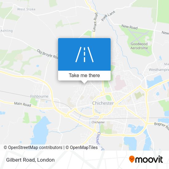 Gilbert Road map