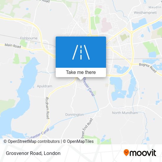 Grosvenor Road map