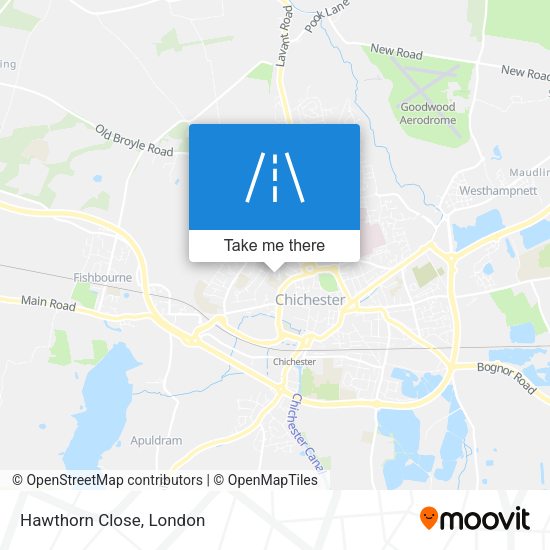 Hawthorn Close map