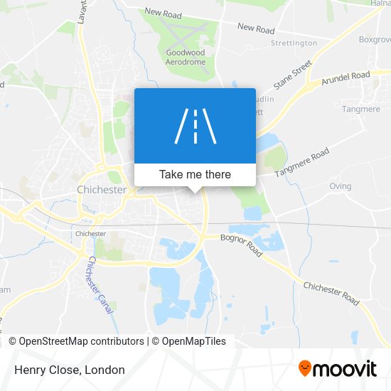 Henry Close map