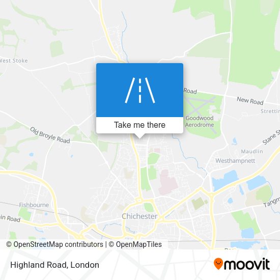Highland Road map
