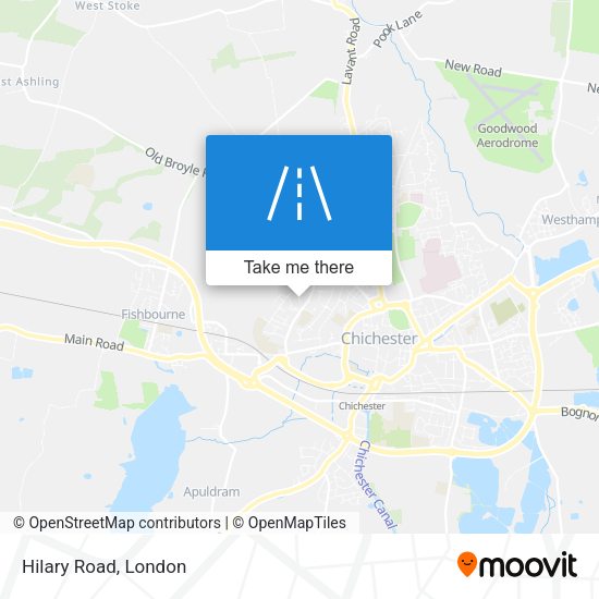 Hilary Road map