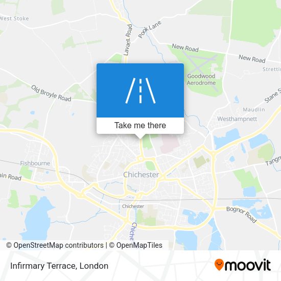 Infirmary Terrace map