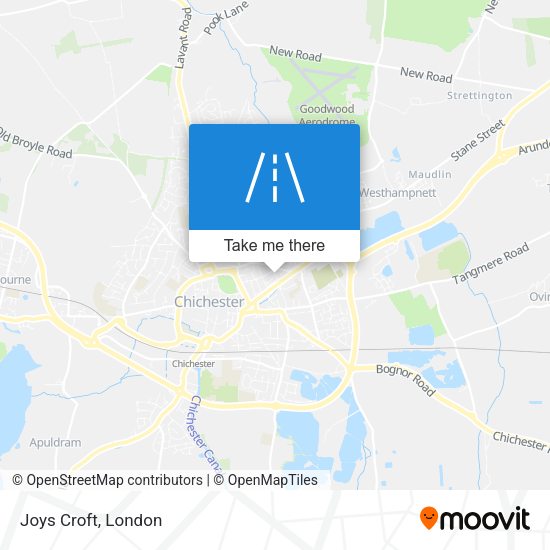 Joys Croft map