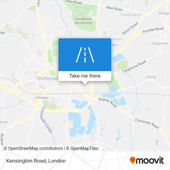 Kensington Road map