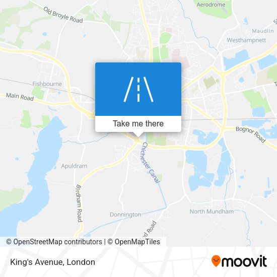 King's Avenue map