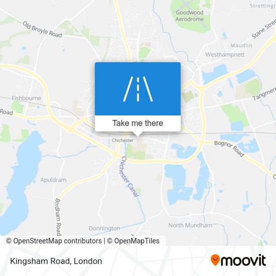 Kingsham Road map