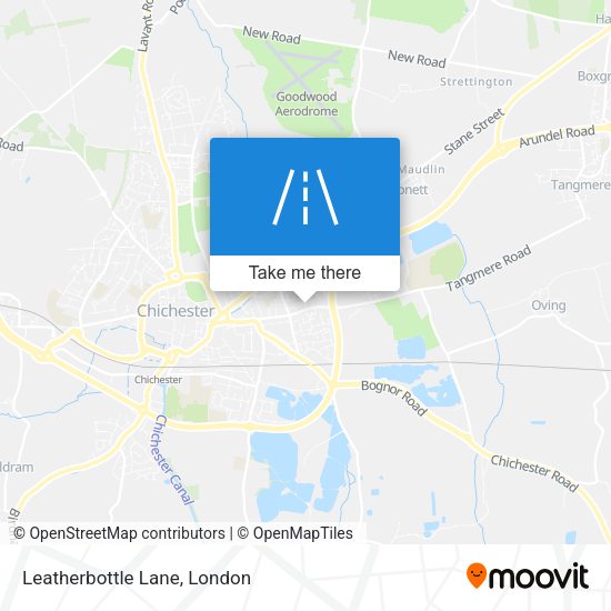 Leatherbottle Lane map