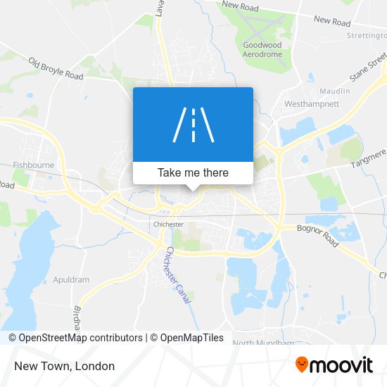 New Town map