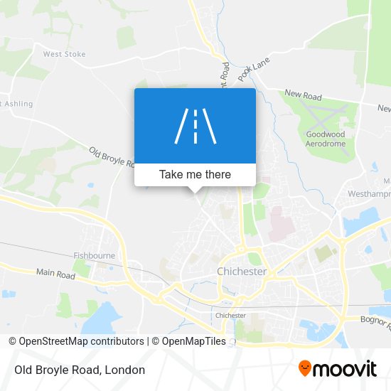 Old Broyle Road map