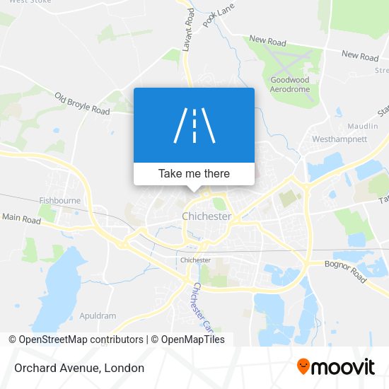 Orchard Avenue map