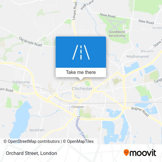 Orchard Street map