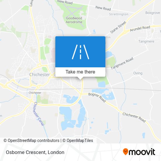 Osborne Crescent map