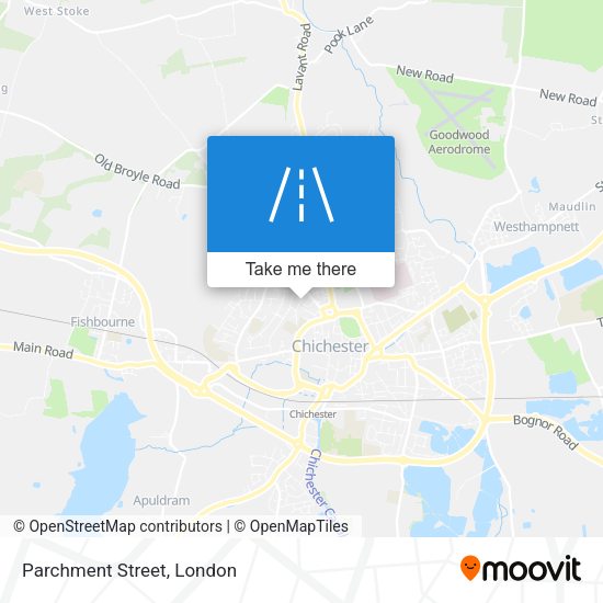 Parchment Street map