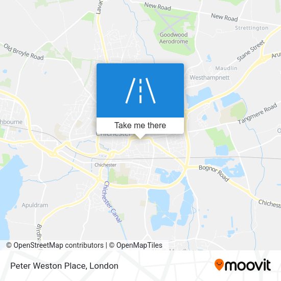 Peter Weston Place map