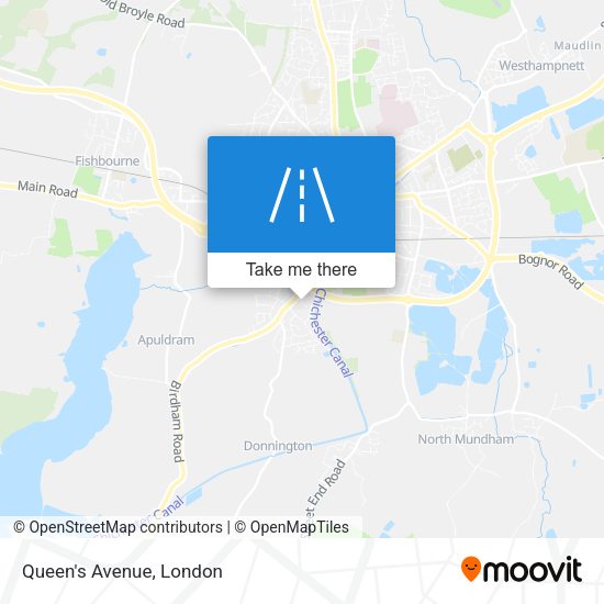 Queen's Avenue map