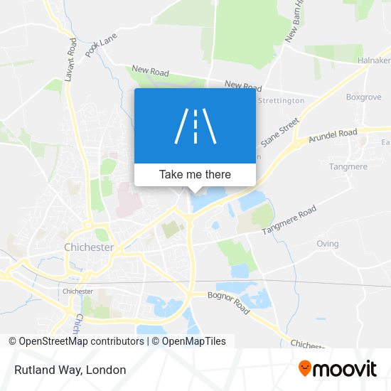 Rutland Way map