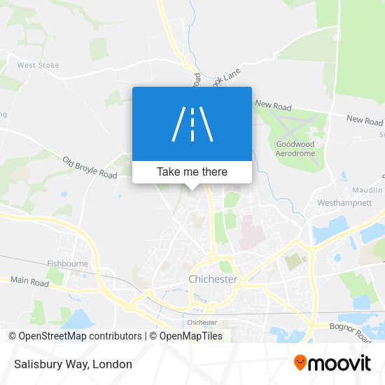 Salisbury Way map