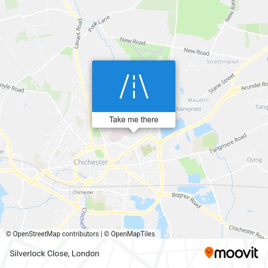 Silverlock Close map