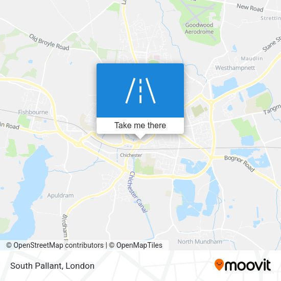 South Pallant map