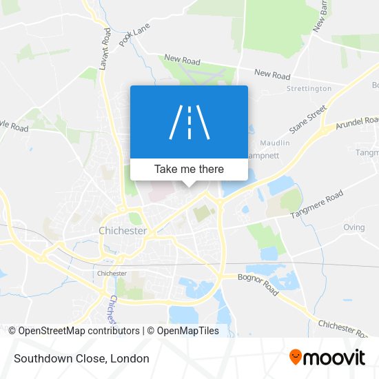 Southdown Close map