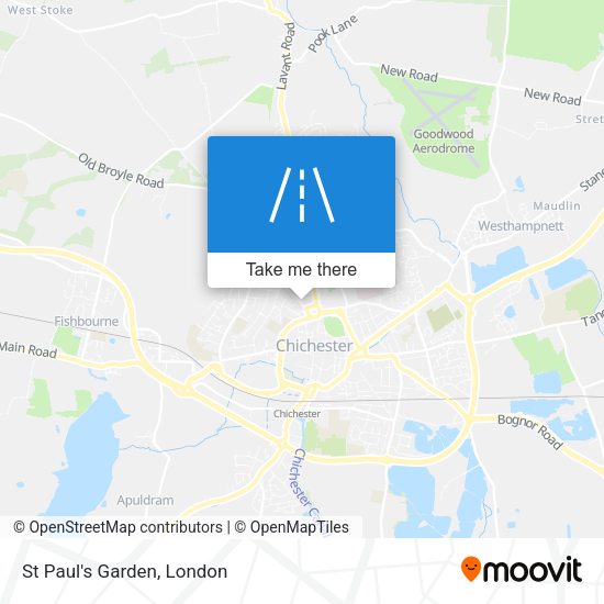 St Paul's Garden map