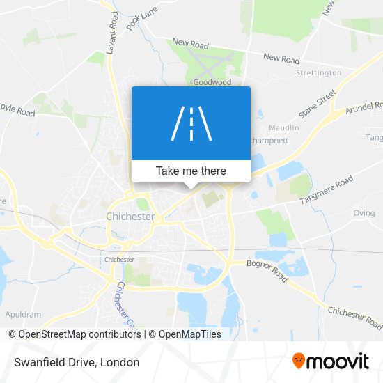 Swanfield Drive map