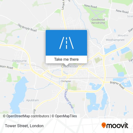 Tower Street map