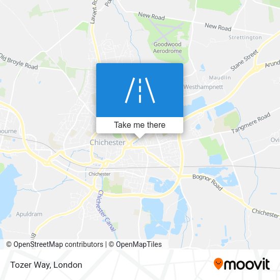 Tozer Way map