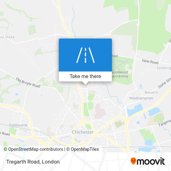 Tregarth Road map