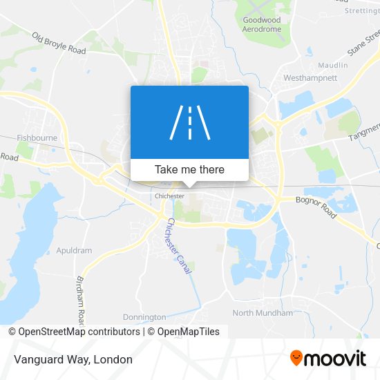 Vanguard Way map