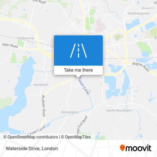 Waterside Drive map