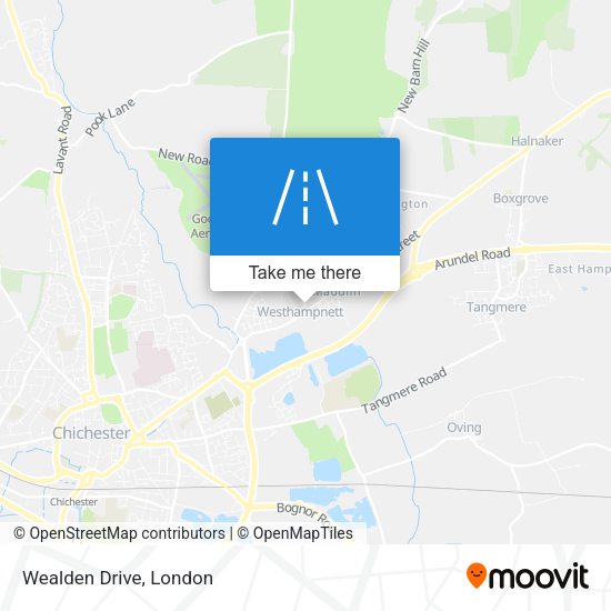 Wealden Drive map