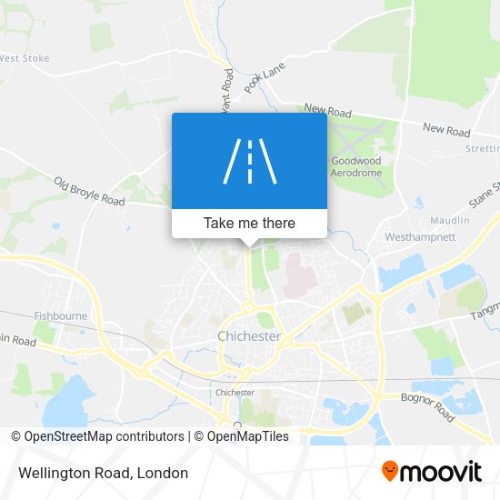 Wellington Road map
