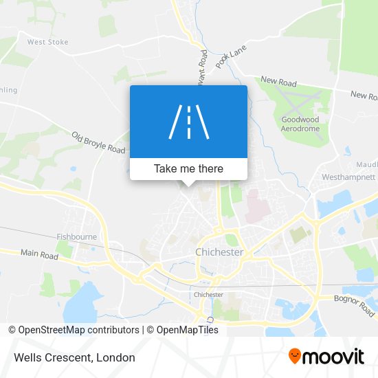 Wells Crescent map