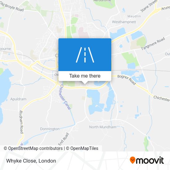 Whyke Close map