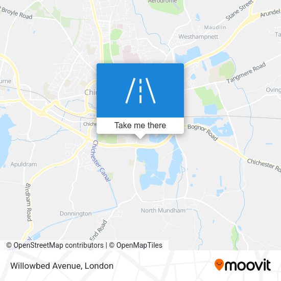 Willowbed Avenue map