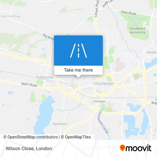 Wilson Close map
