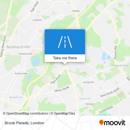 Brook Parade map