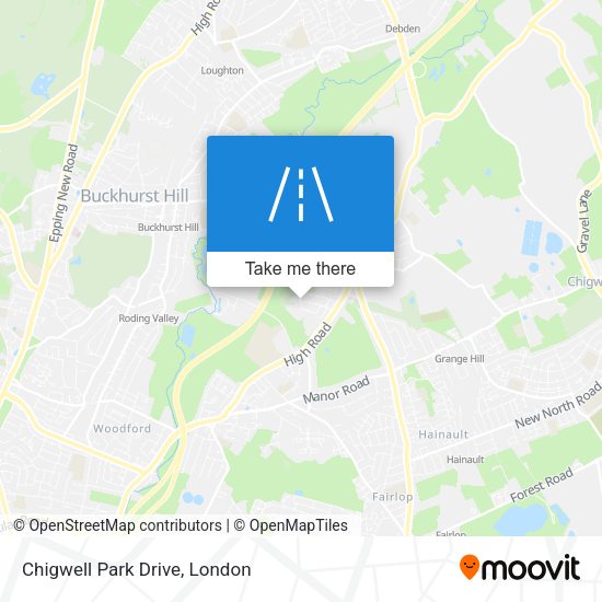 Chigwell Park Drive map