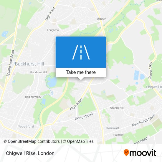 Chigwell Rise map