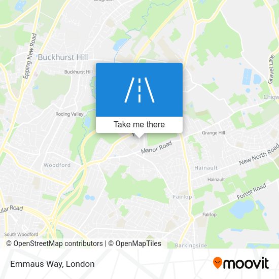 Emmaus Way map